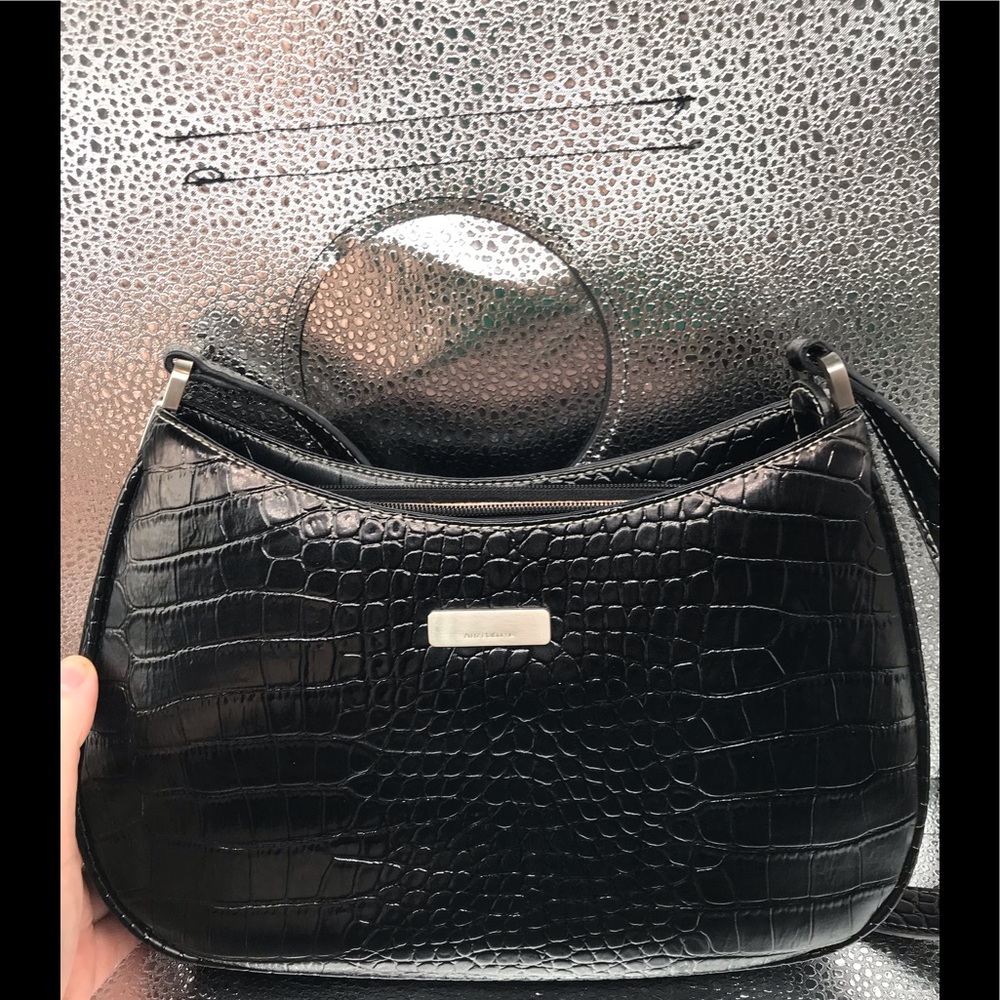 Liz Claiborne Black croc design purse